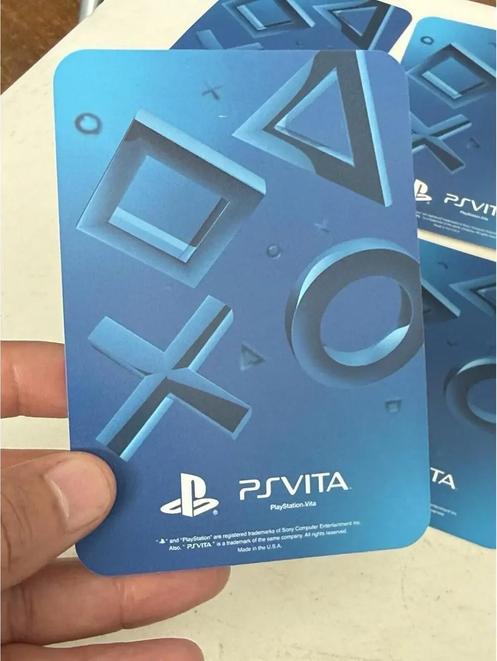 SONY PLAYSTATION PS VITA AR PLAY CARDS Opened Pack PSVITA